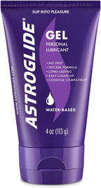 Water Based Lube (4oz), Ultra Gentle Gel Personal Lubricant for Vaginal and Anal Sex, Stays Put with No Drip for Men, Women and Couples, Safe for Toys