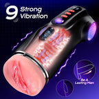 Male Masturbator Sex Toys for Men - 3 Sleeves Sets AI Sync Pocket Pussy Penis Pump with 9 Sucking & 9 Vibrating, APP Adult Toys Mens Sex Toy, Colorful Lighting Stroker Machine Sets Sex Kits