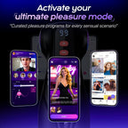 Male Masturbator Sex Toys for Men - 3 Sleeves Sets AI Sync Pocket Pussy Penis Pump with 9 Sucking & 9 Vibrating, APP Adult Toys Mens Sex Toy, Colorful Lighting Stroker Machine Sets Sex Kits