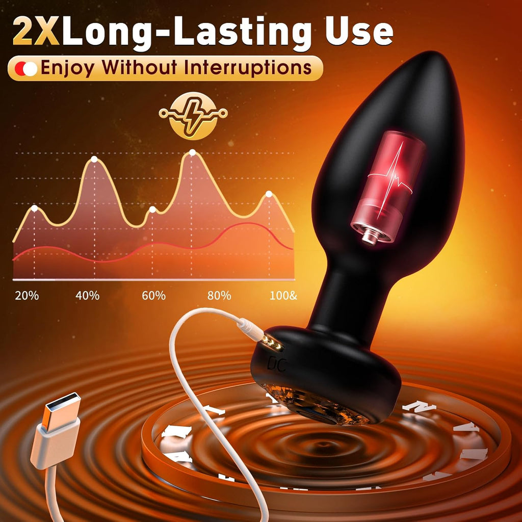 Anal Plug Vibrating Butt Plug, Adult Sex Toys 3PCS Silicone Anal Plugs, Anal Sex Toys with Remote Control 10 Vibrating Vibrator for Men, Anal Toys Adult Sex Toy & Games Prostate Massager